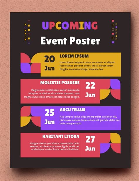 In line with upcoming events, you .